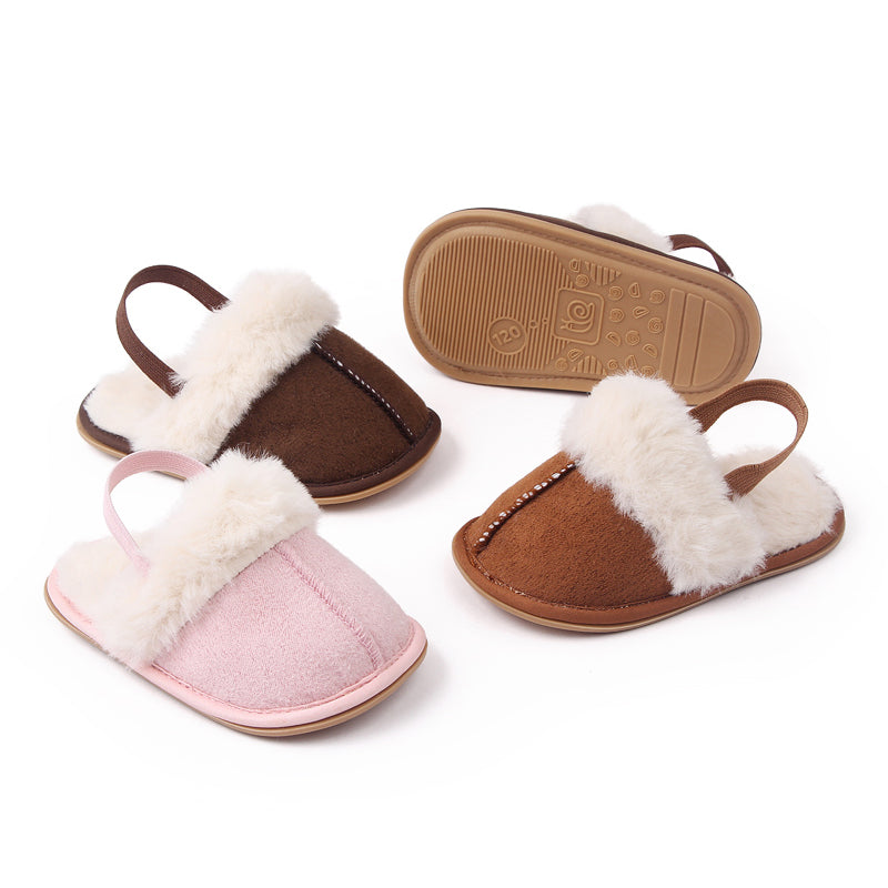 FURRY BABY SLIPPERS