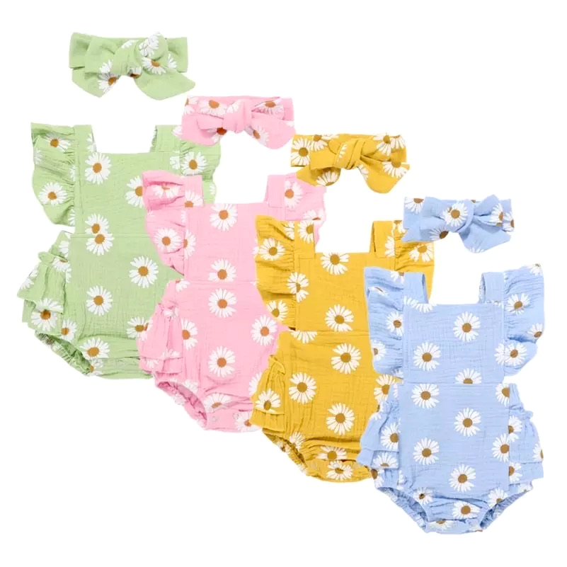 DAISY RUFFLE ROMPER