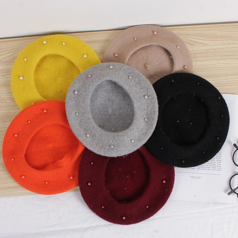PEARL BERET HATS