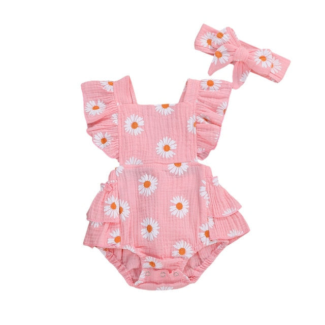 DAISY RUFFLE ROMPER