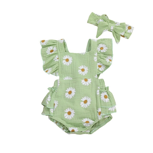 DAISY RUFFLE ROMPER