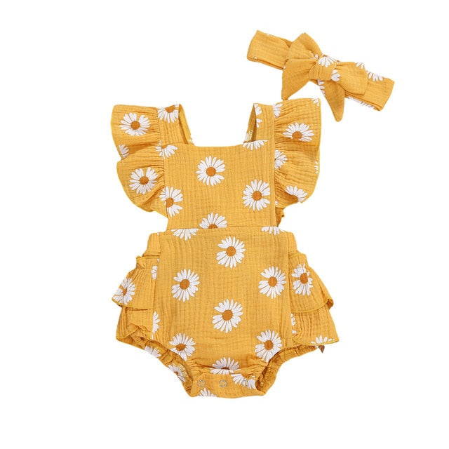 DAISY RUFFLE ROMPER